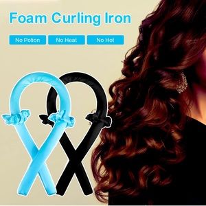 Heat less foam tik tok hair curler